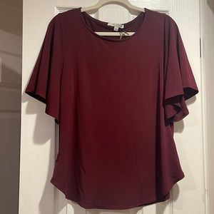 Maroon Blouse